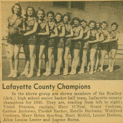 Girls basketball 1940